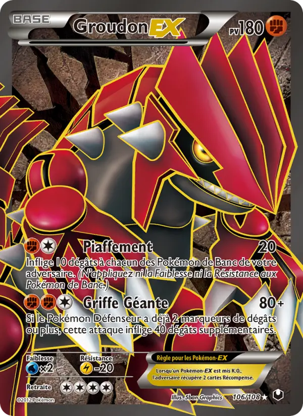 Groudon-EX #106