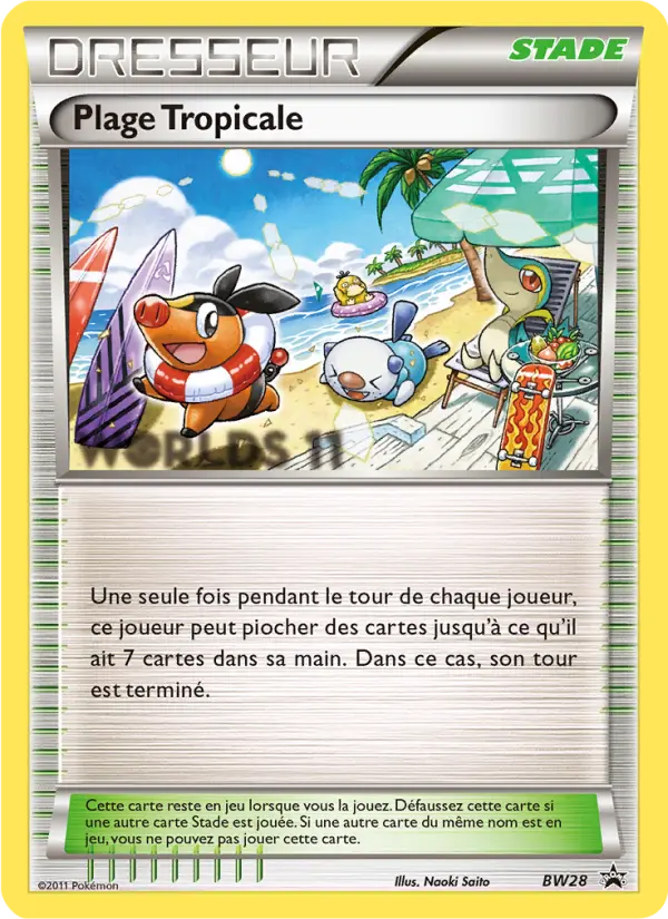 Plage Tropicale #28 — Promo BW