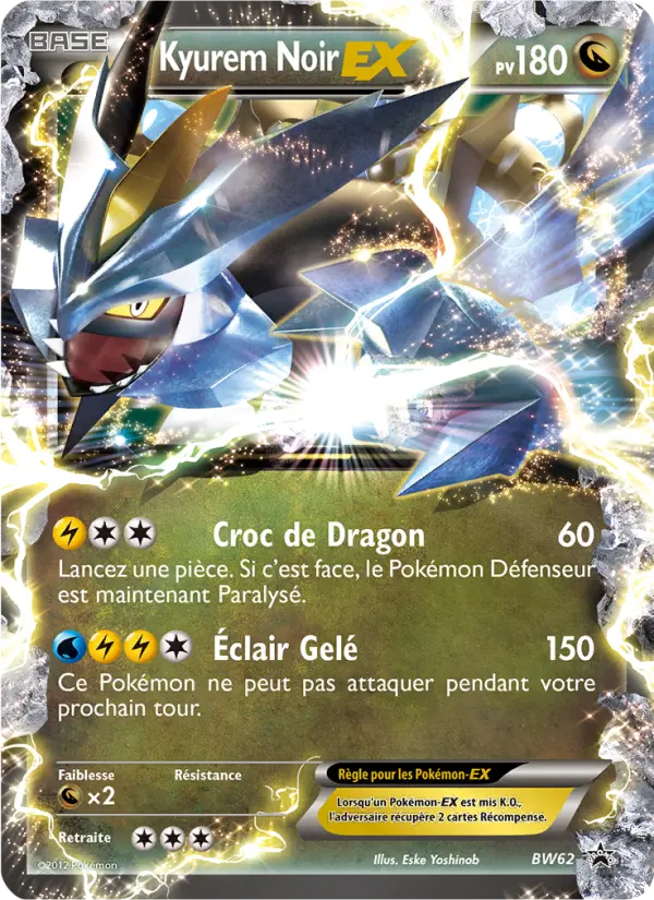 Kyurem Noir ex #62 — Promo BW