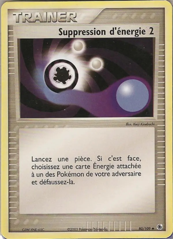 Suppression d'Énergie 2 #80