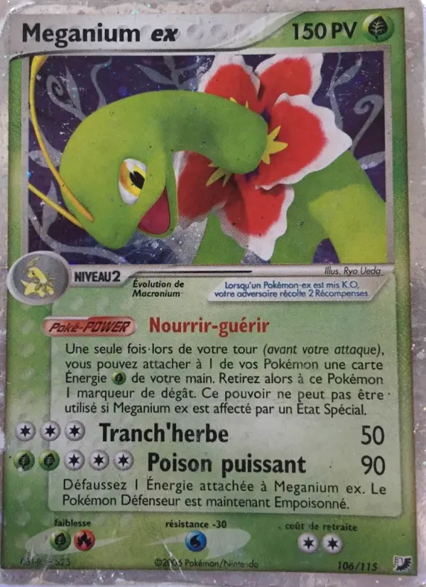 Meganium ex #106 — EX Forces Cachées