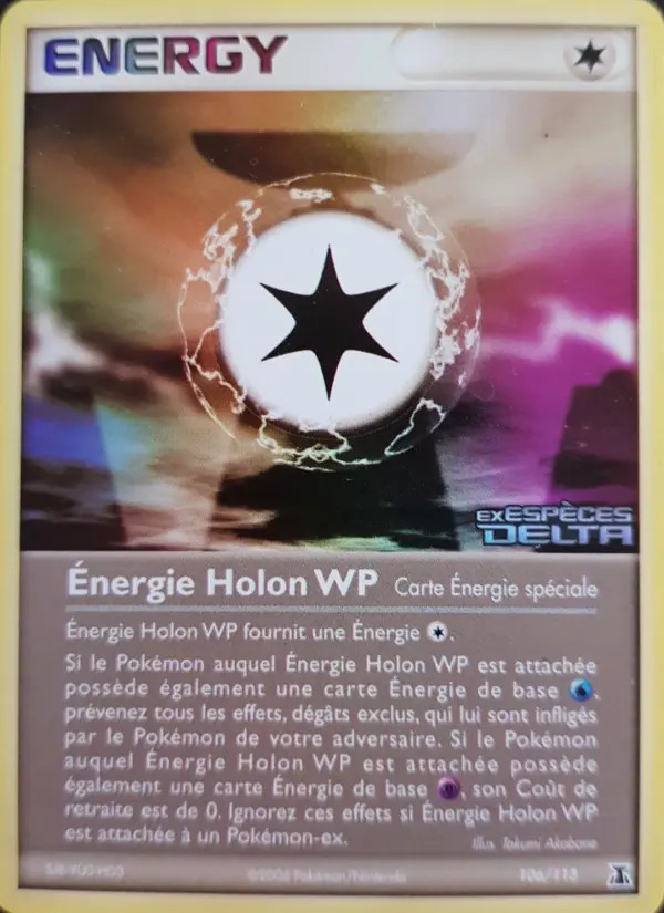 Énergie Holon WP #106 — EX Espèces Delta