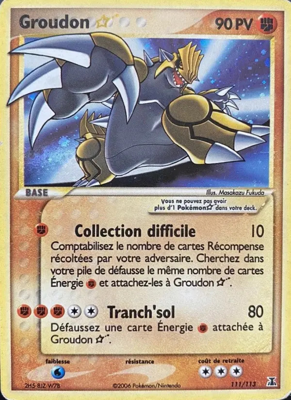Groudon ☆ #111