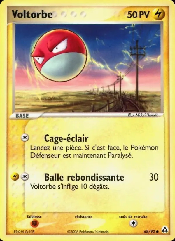 Voltorbe #68 — EX Créateurs de légendes