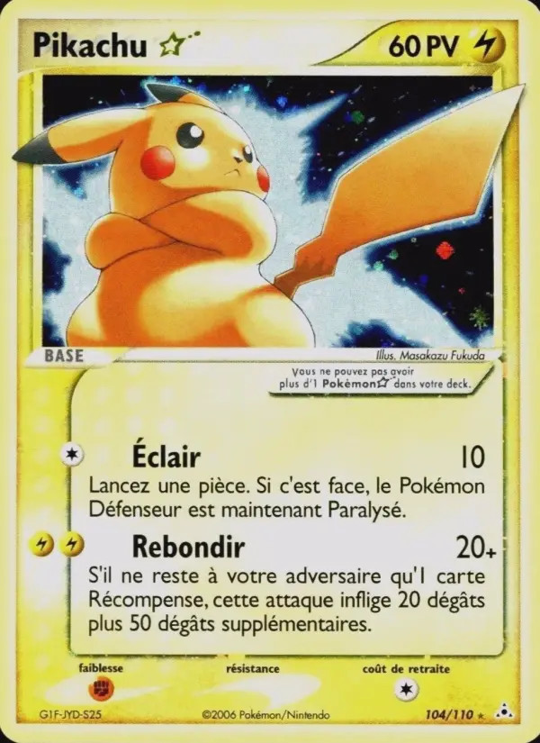 Pikachu ☆ #104