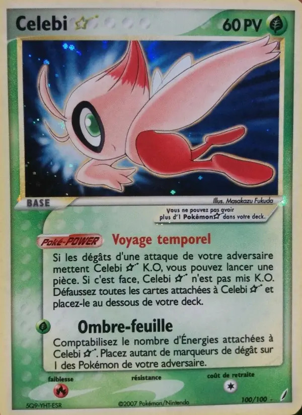 Celebi #100 — EX Gardiens de Cristal