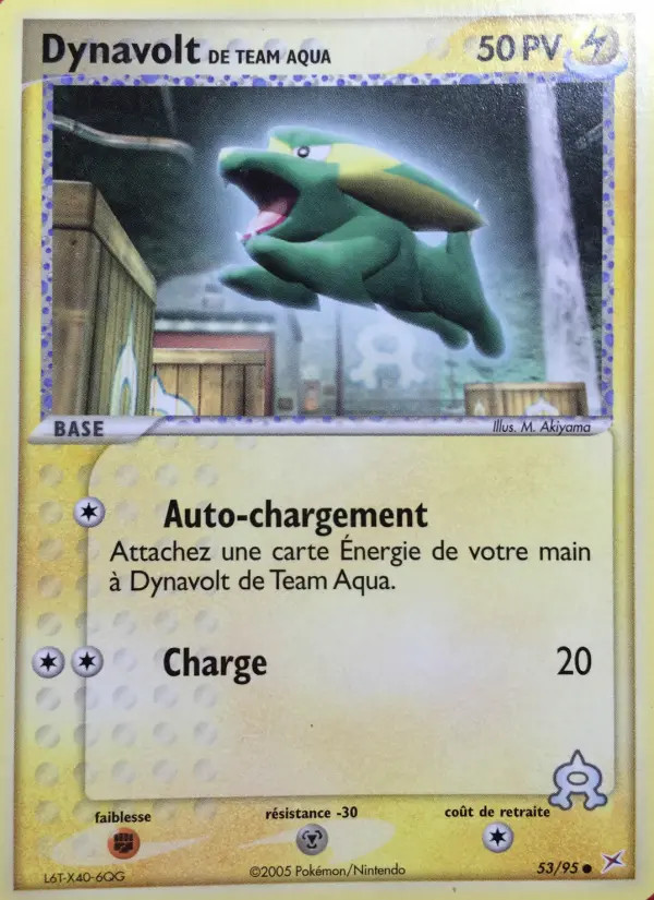Dynavolt de Team Aqua #53 — EX Team Magma vs Team Aqua