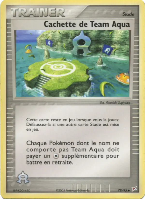 Cachette de Team Aqua #78 — EX Team Magma vs Team Aqua