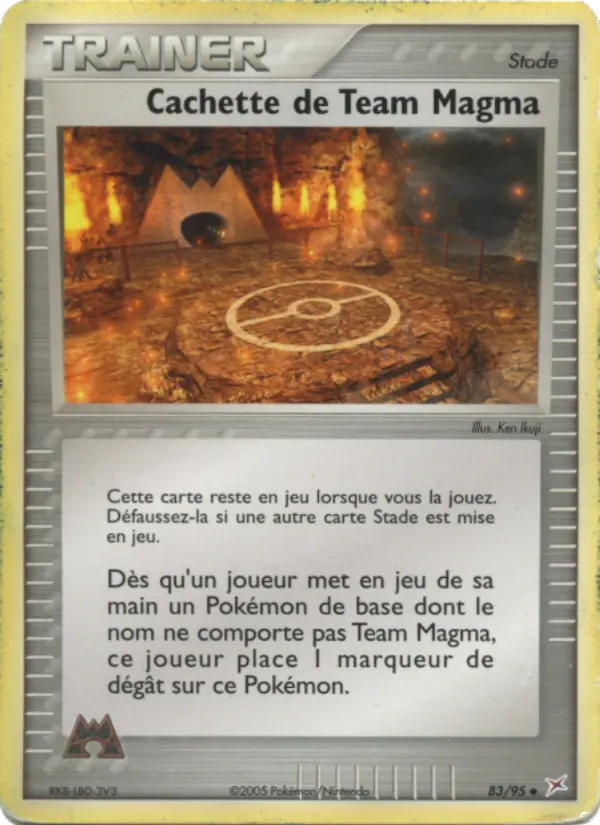 Cachette de Team Magma #83 — EX Team Magma vs Team Aqua