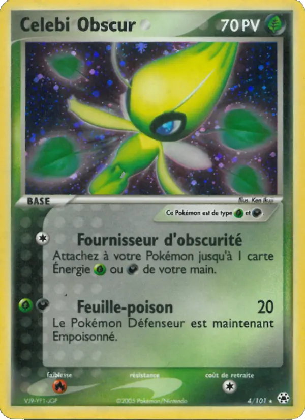 Celebi Obscur #4 — EX Légendes Oubliées