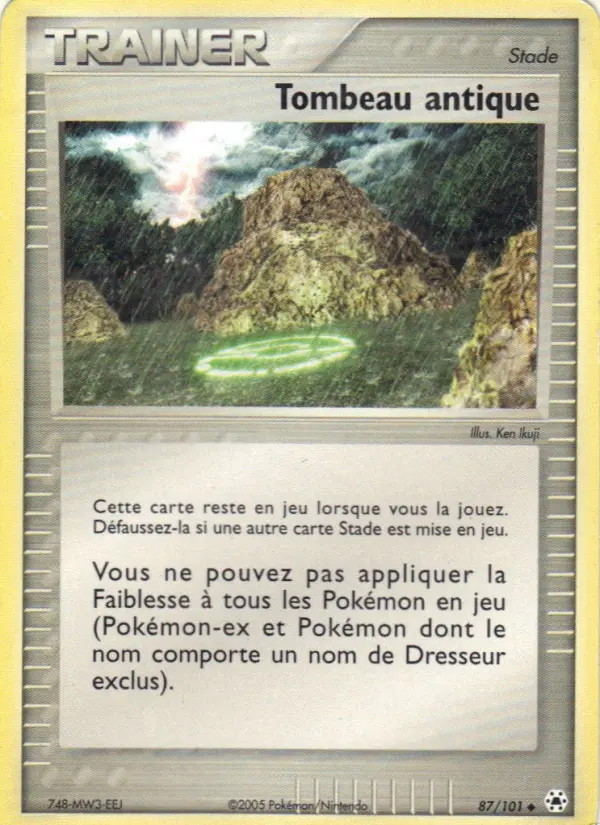 Tombeau antique #87 — EX Légendes Oubliées