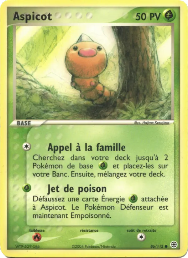 Aspicot #86 — EX Rouge Feu & Vert Feuille