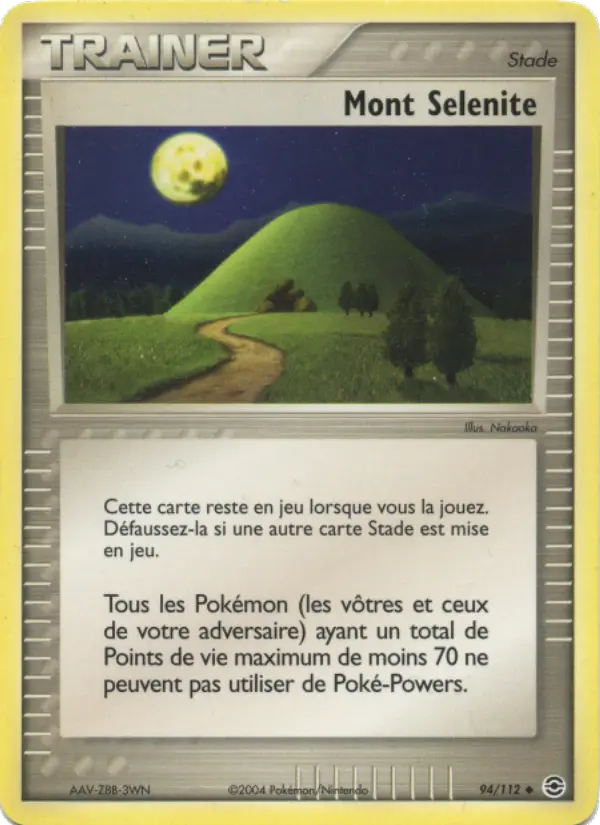 Mont Selenite #94 — EX Rouge Feu & Vert Feuille