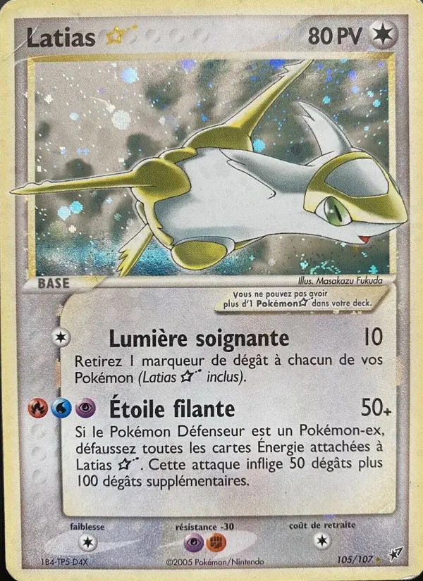 Latias Gold Star #105