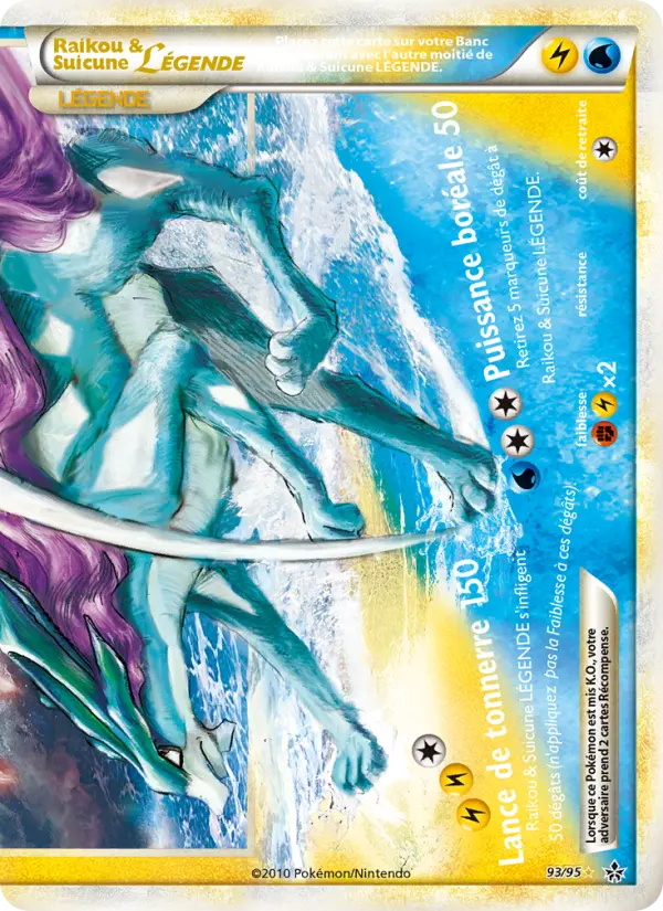 Raikou & Suicune LÉGENDE (bas) #93