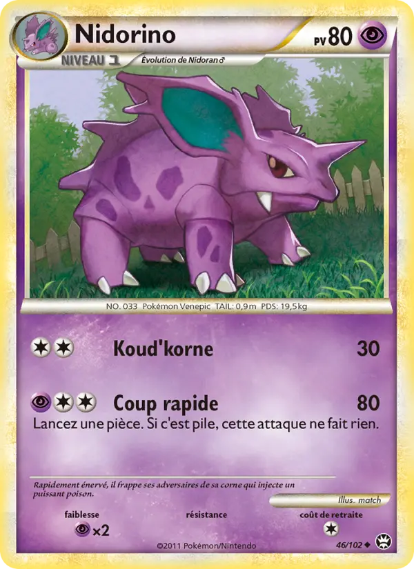 Nidorino #46 — Triomphant