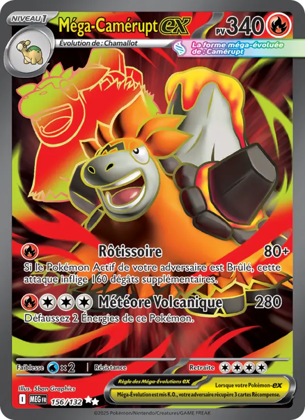 Mega Camerupt ex #156