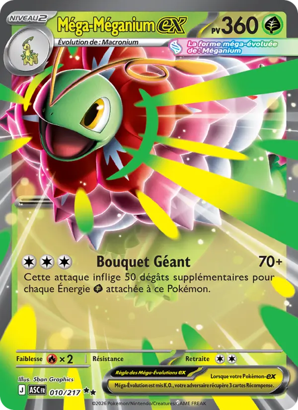 Méga-Méganium ex #010