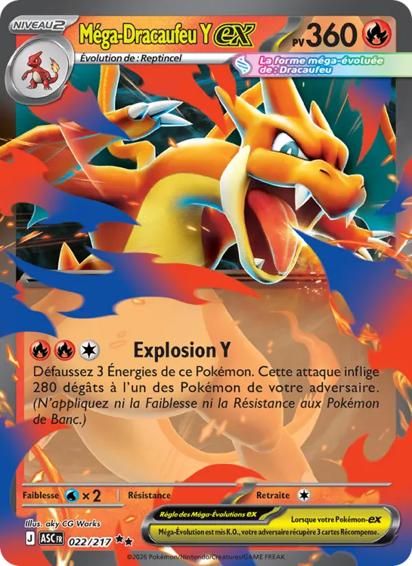 Méga-Dracaufeu Y ex #022