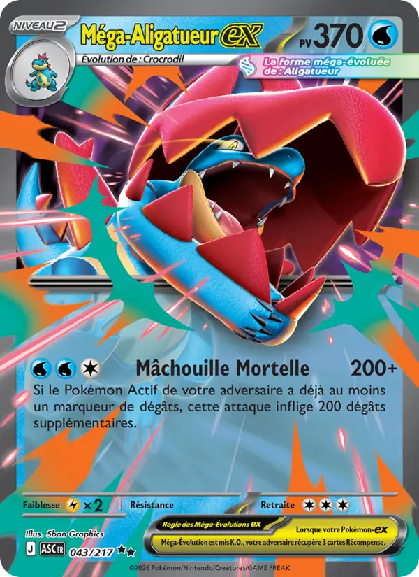 Méga-Aligatueur ex #043