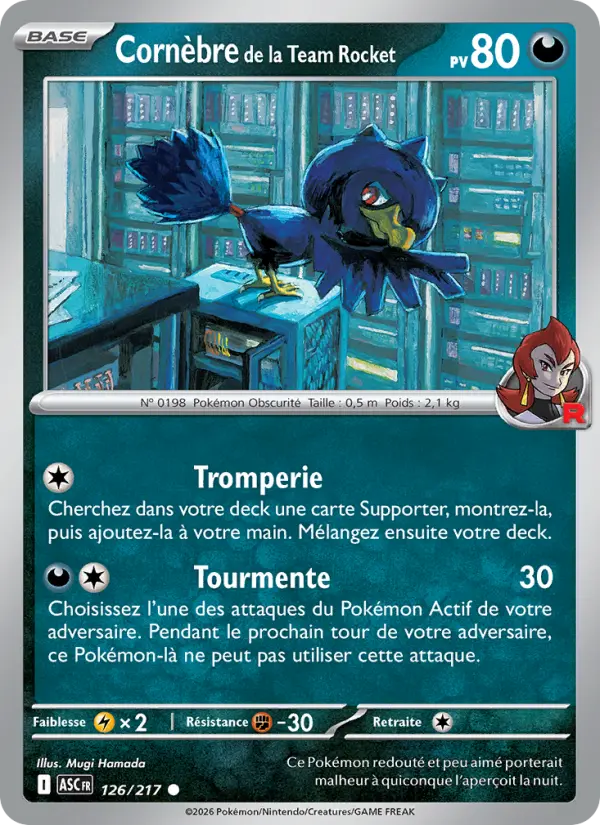 Cornèbre de la Team Rocket #126