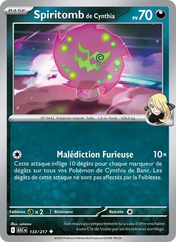 Spiritomb de Cynthia #133