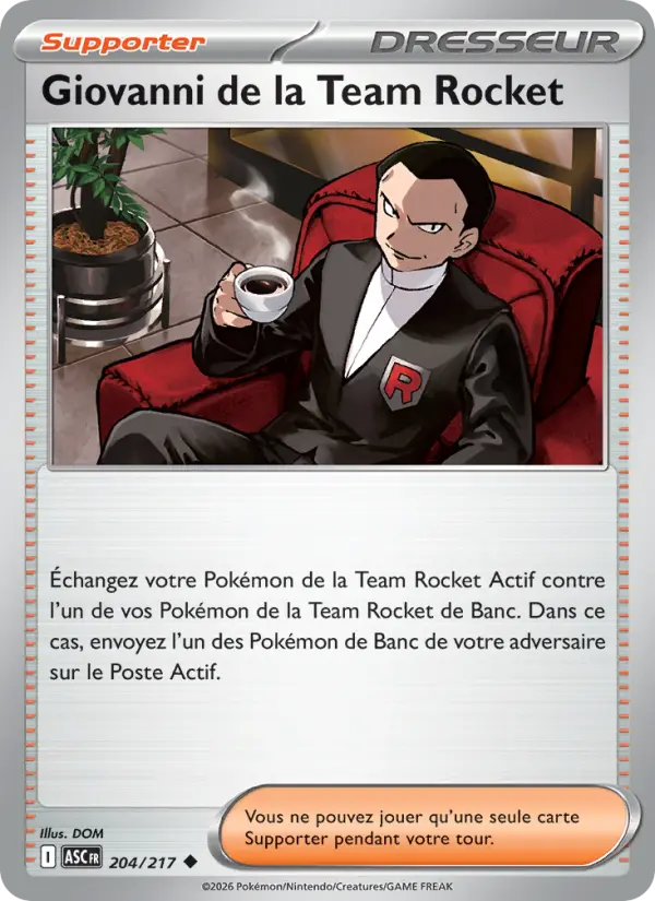 Giovanni de la Team Rocket #204