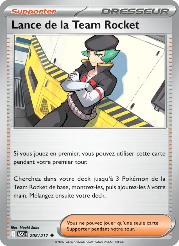 Lance de la Team Rocket #208 — Héros Transcendants