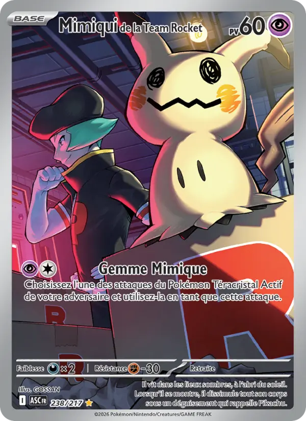 Mimiqui de la Team Rocket #238