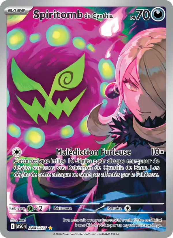 Spiritomb de Cynthia #244