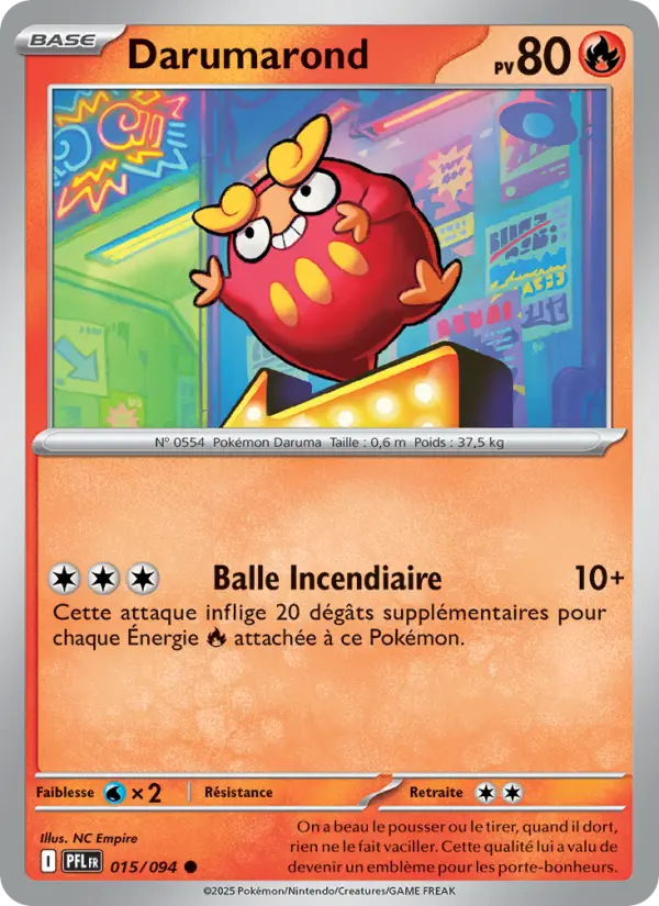 Darumarond #015 — Flammes Fantasmagoriques (Reverse Holo)