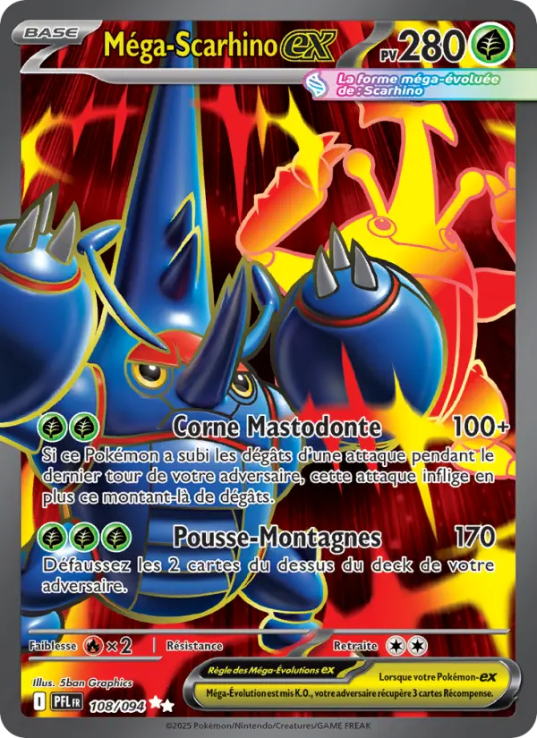 Méga-Scarhino ex #108
