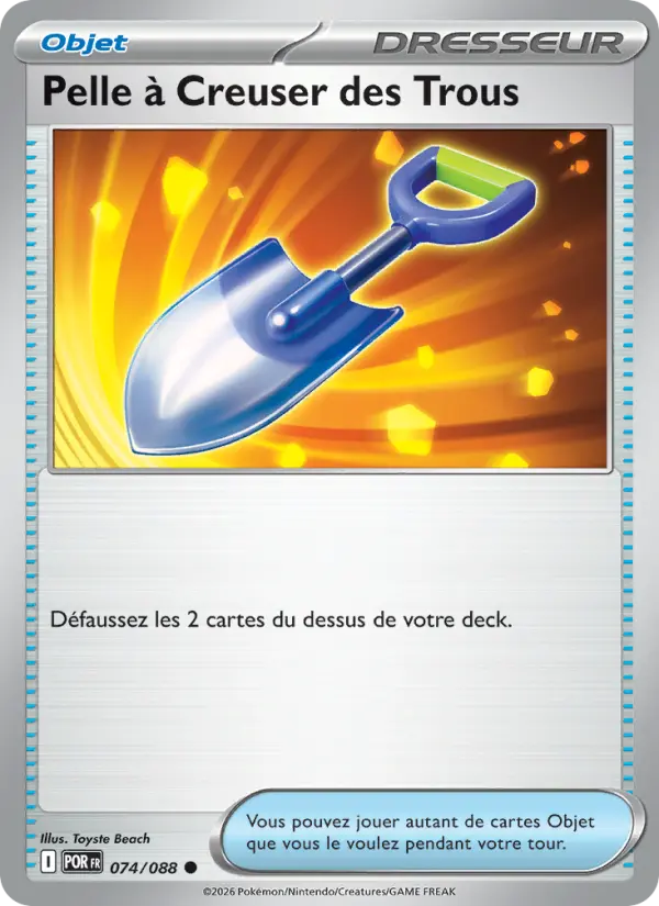 Pelle à Creuser des Trous #074 — Équilibre Parfait