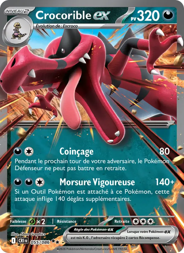 Krookodile EX #055