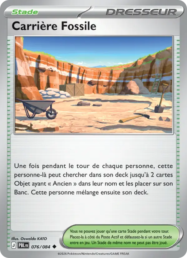 Carrière Fossile #076
