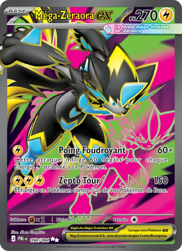 Méga-Zeraora ex #098