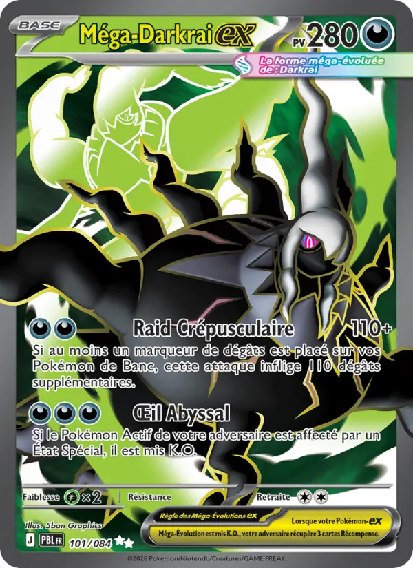 Méga-Darkrai ex #101
