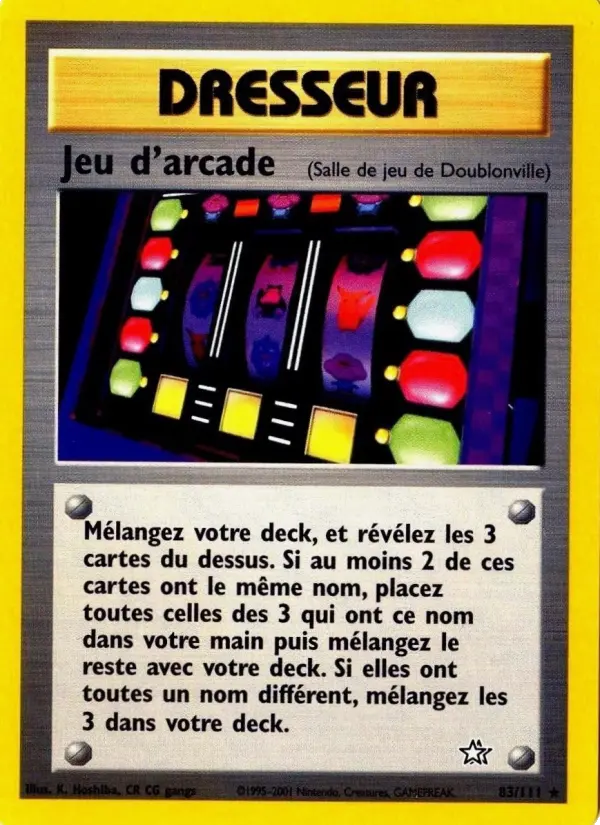 Jeu d'arcade #83 — Neo Genesis