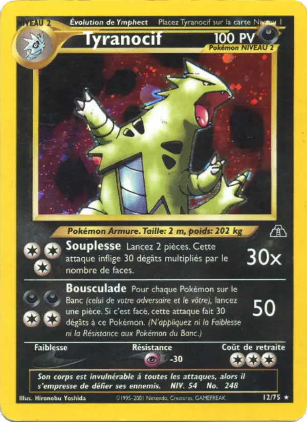 Tyranocif #12 — Neo Discovery
