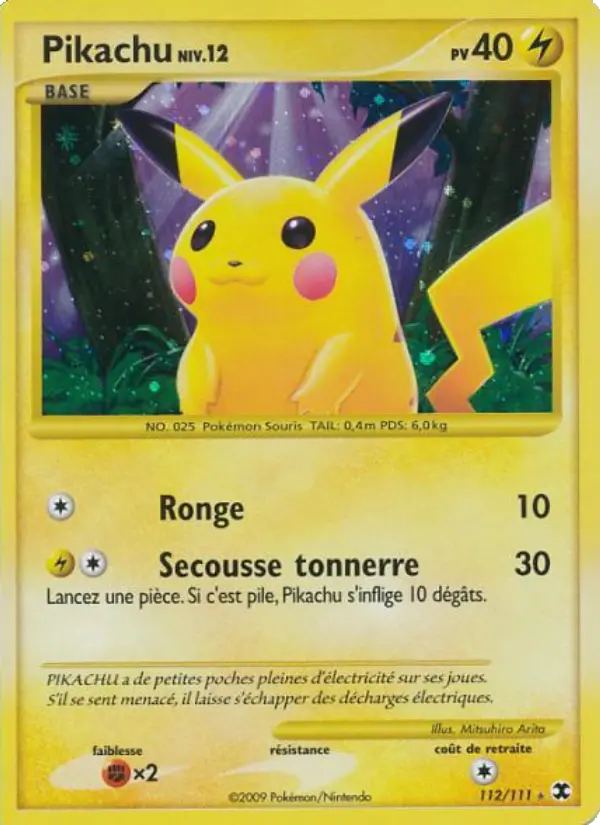 Pikachu Lv.12 #112