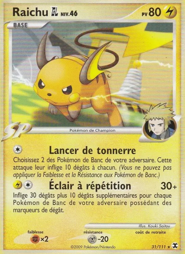 Raichu Niv. 46 #31 — Rivaux Émergeants