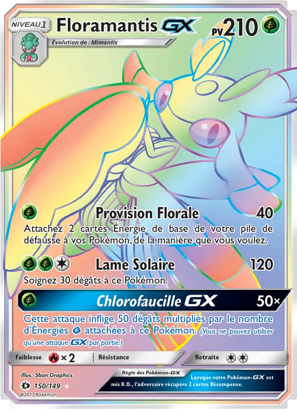 Floramantis GX #150 — Soleil et Lune