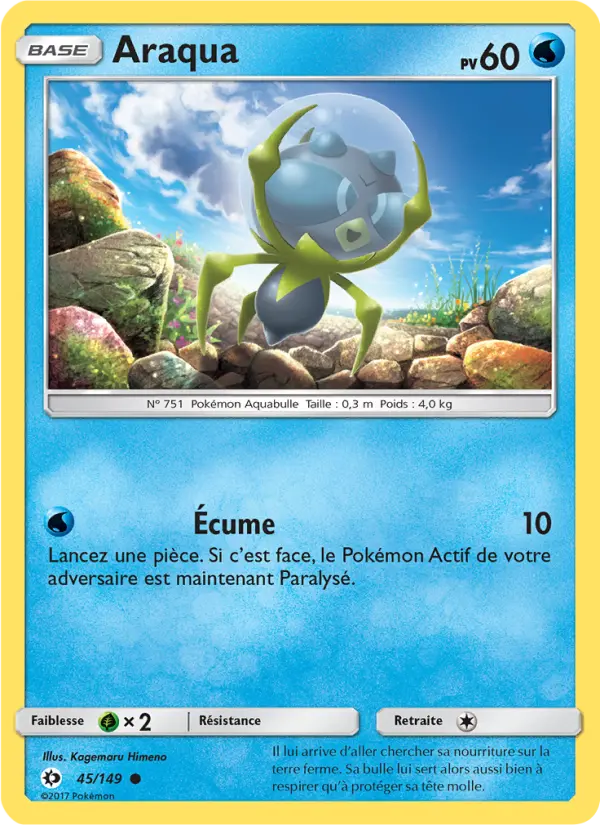Araqua #45 — Soleil et Lune (Reverse Holo)