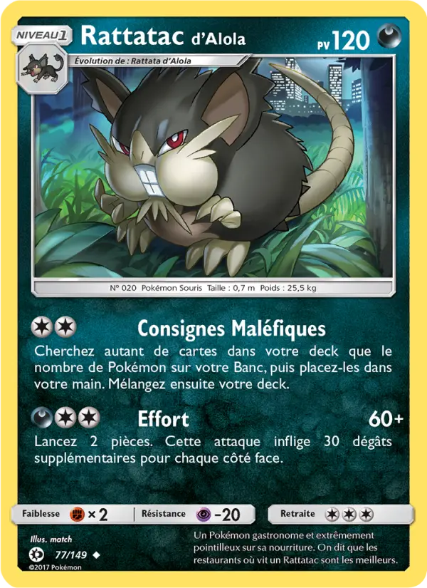 Rattatac d'Alola #77