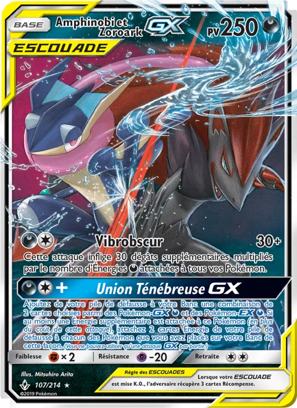 Amphinobi et Zoroark GX #107