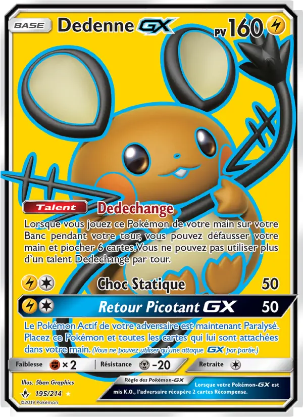 Dedenne GX #195