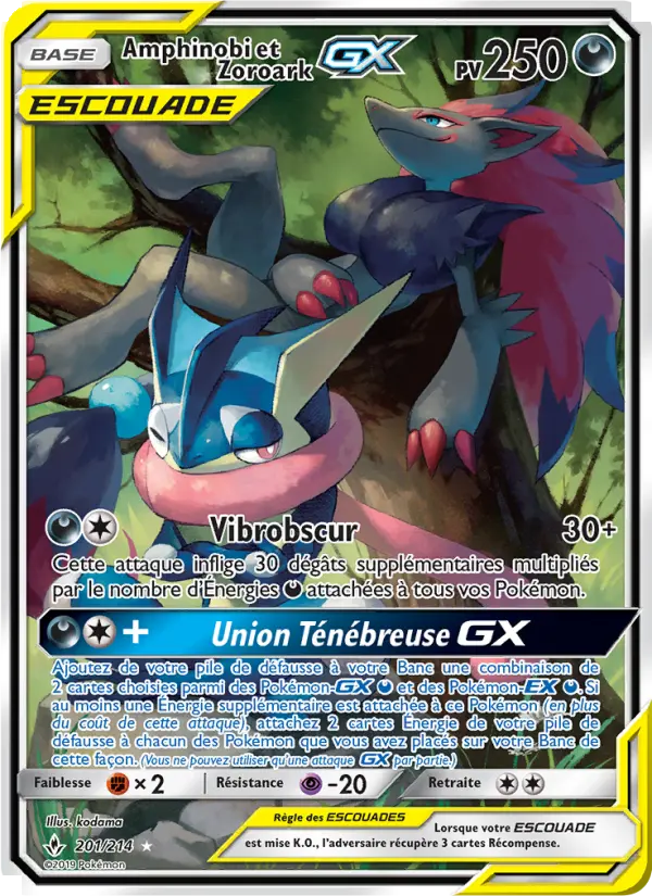 Amphinobi et Zoroark GX #201