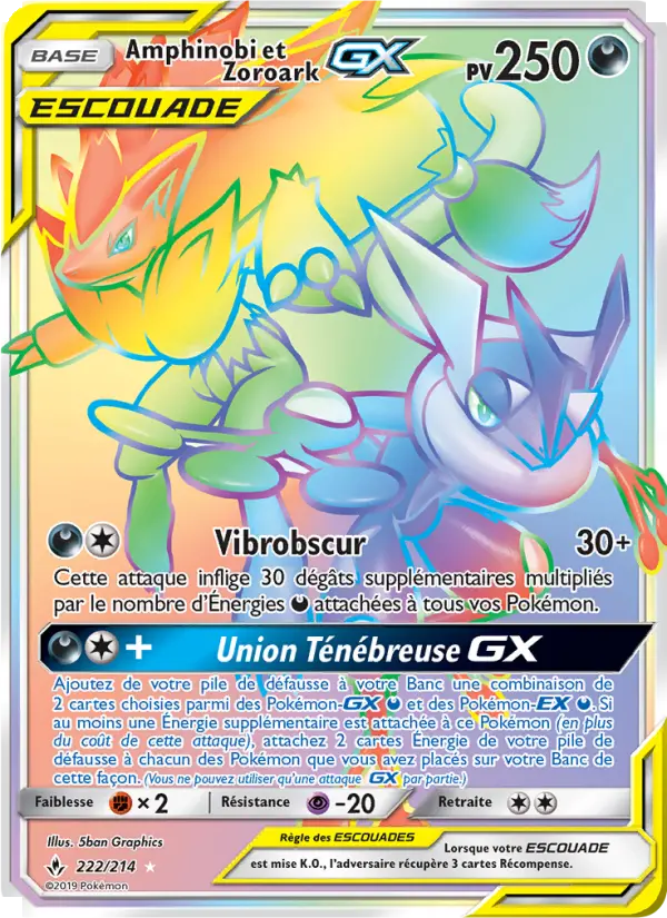 Amphinobi et Zoroark GX #222