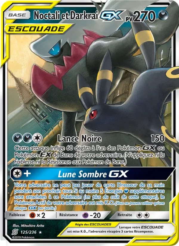 Noctali et Darkrai GX #125