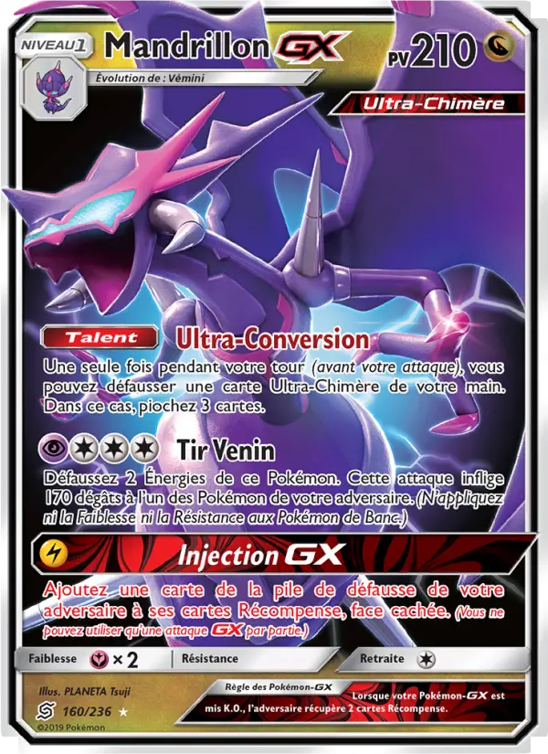 Mandrillon GX #160